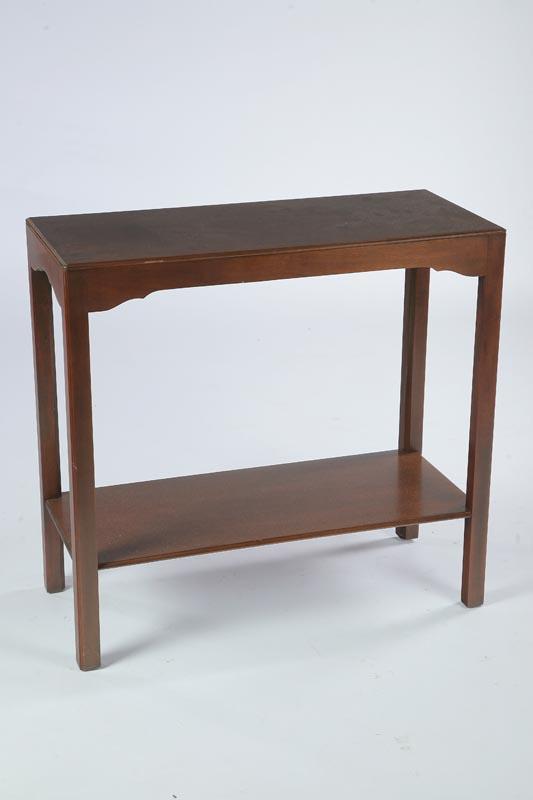 Appraisal: GEORGIAN-STYLE SIDE TABLE Kittinger Furniture Company Buffalo New York late