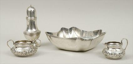 Appraisal: Four American Sterling Silver Articles Including a Meriden Britannia Co