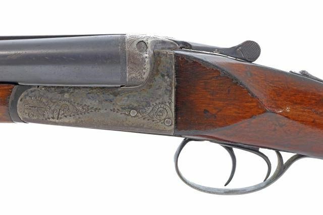 Appraisal: Wischo kg-Erlangen side by side shotgun gauge reduced length barrels