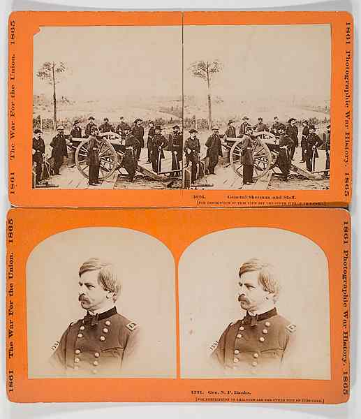 Appraisal: Civil War Maj Gen N P Banks and Wm T