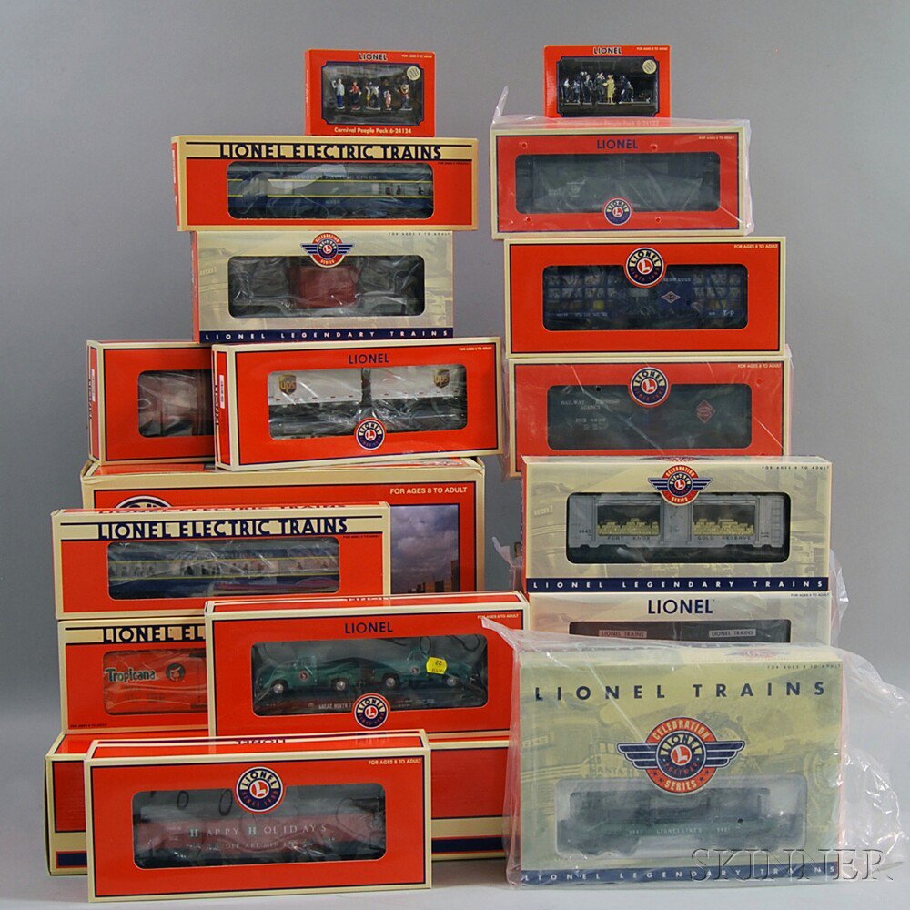 Appraisal: Set of Twenty-three Lionel O Gauge Model Trains and Accessories