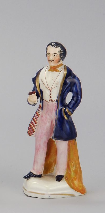 Appraisal: ENGLISH STAFFORDSHIRE FIGURE OF PRINCE ALBERT th CenturyHeight