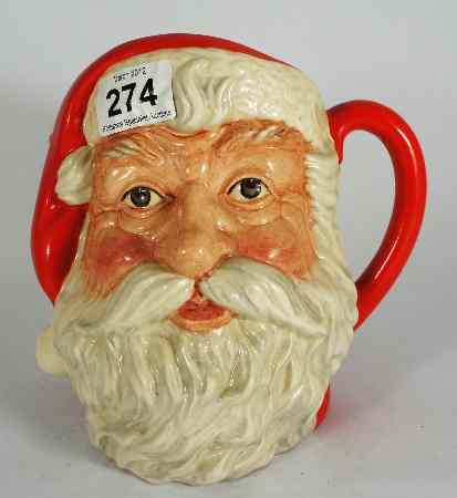 Appraisal: Royal Doulton Large Character Jug Santa Claus D Plain Handle