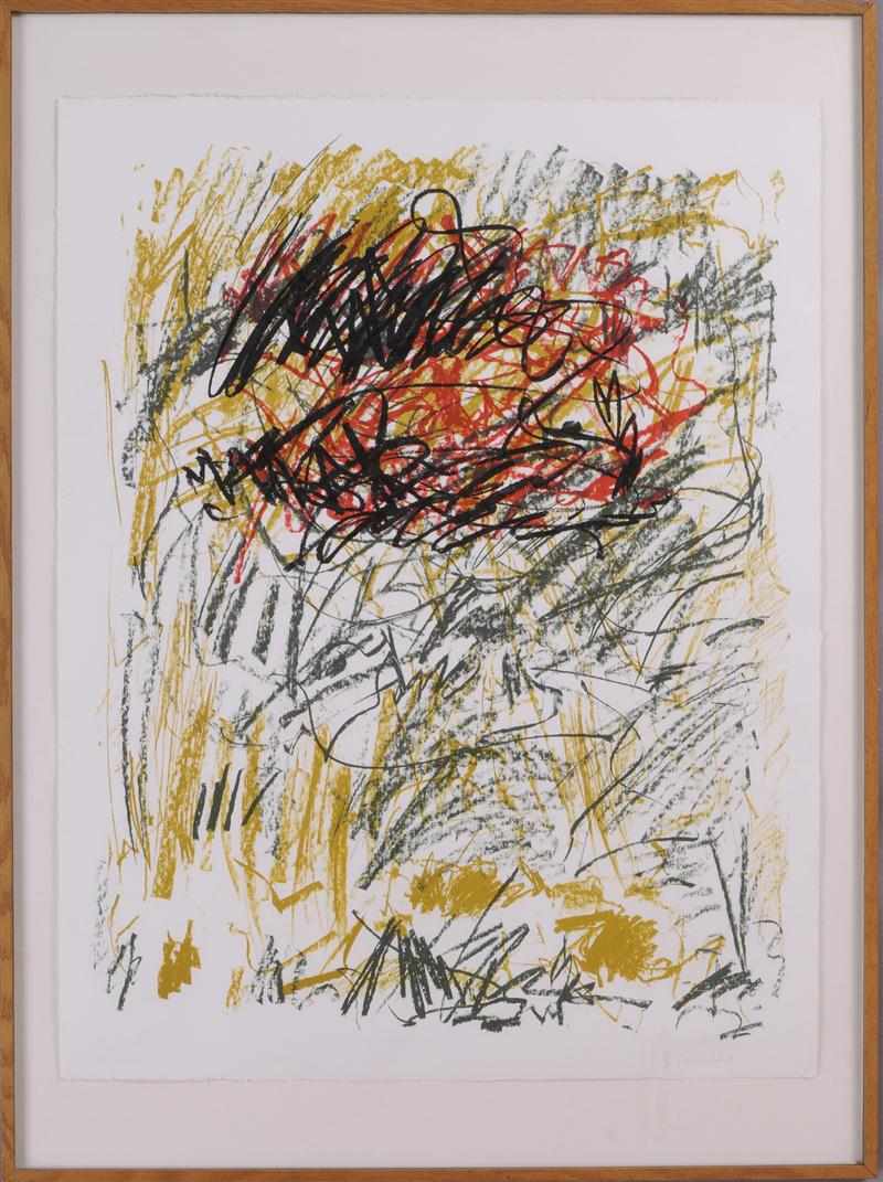 Appraisal: JOAN MITCHELL AMERICAN - ABSTRACT Lithograph in colors signed lower