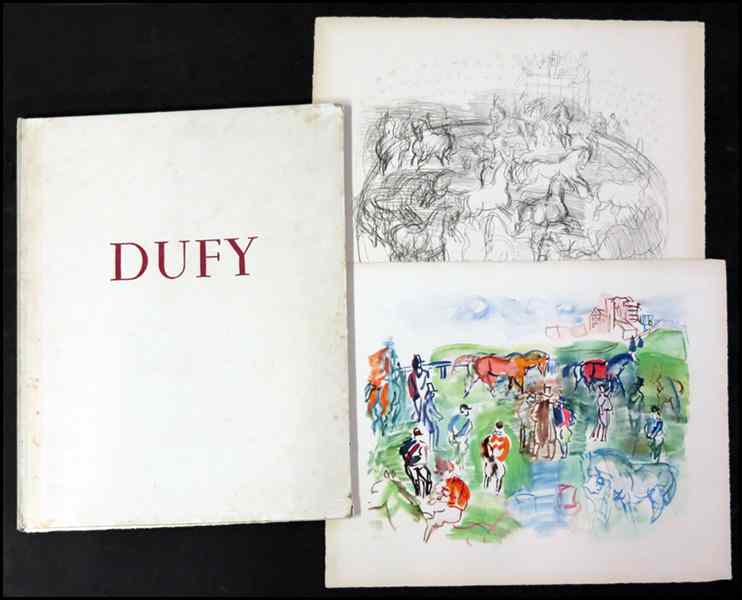 Appraisal: JEAN COCTEAU - JEAN DUFY LES MAITRES DU DESSIN Paris