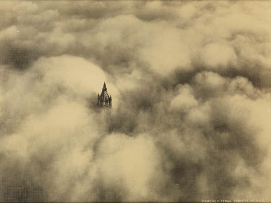 Appraisal: FAIRCHILD AERIALS Woolworth Building in the clouds New York City