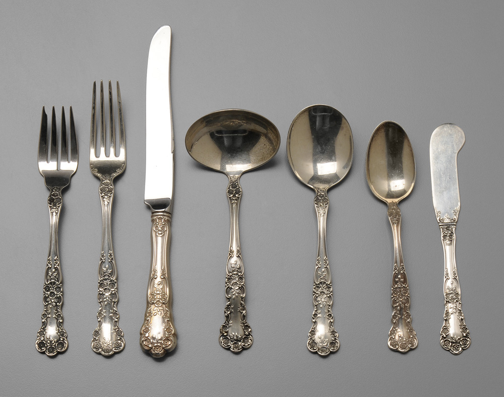 Appraisal: Gorham Buttercup Sterling Flatware American th century pieces with marks