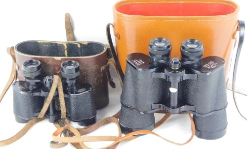 Appraisal: A pair of JT Coppock x binoculars with bloomed lenses