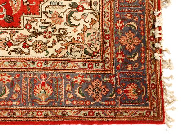 Appraisal: A Tabriz carpet size approximately ft in x ft in