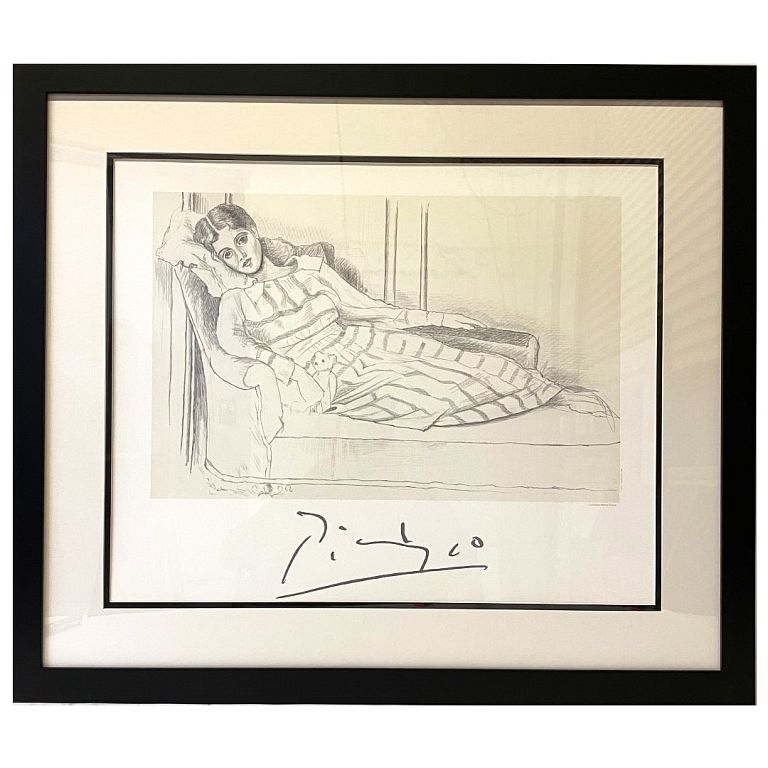 Appraisal: Pablo Picasso Olga Kaklowa Lithograph Pablo Picasso Olga Kaklowa Lithograph