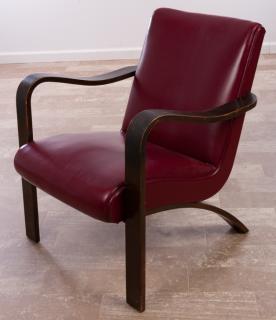 Appraisal: Thonet Bentwood Arm Chair Thonet armchair with bentwood frame and