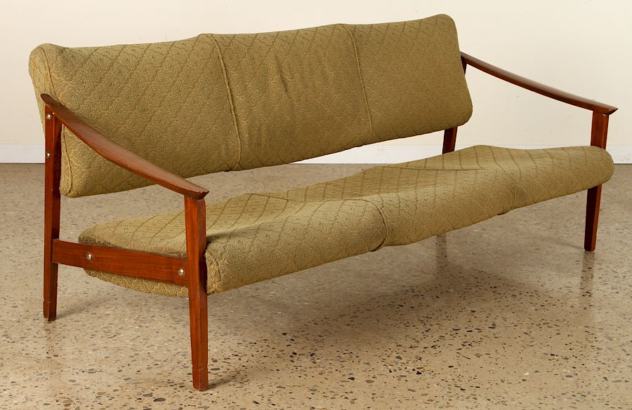 Appraisal: MID CENTURY MODERN SETTEE MANNER FINN JUHL C A mid