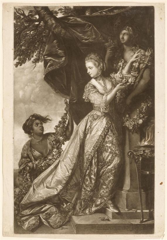 Appraisal: ENGLISH -Portfolio of Mezzotints after paintings by English artists from