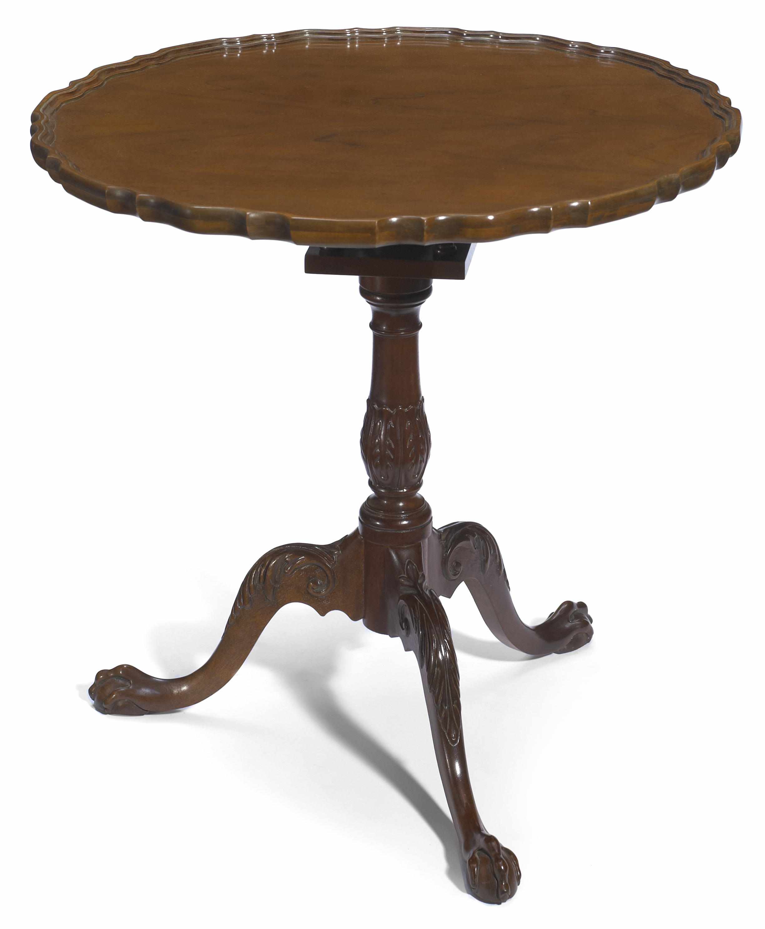 Appraisal: A George III style mahogany occasional table height in cm