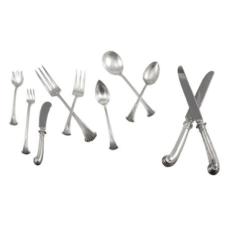 Appraisal: Tuttle Sterling Silver Flatware Service Estimate -