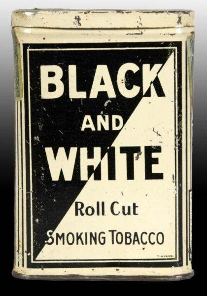 Appraisal: Black White Vertical Pocket Tobacco Tin Description Made in Maryland