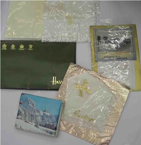 Appraisal: Assorted souvenier hankercheifs Provenance Peter Marsden David Kerr of RSM