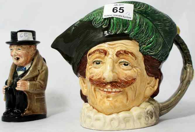 Appraisal: Royal Doulton Medium Sized Toby Jug Winston Churchill D chip