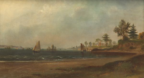 Appraisal: DANIEL CHARLES GROSE AMERICAN CANADIAN - x Coastal Scene Hudson