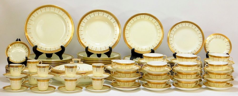 Appraisal: PC Cauldon England Porcelain Dinner Service England Early th Century