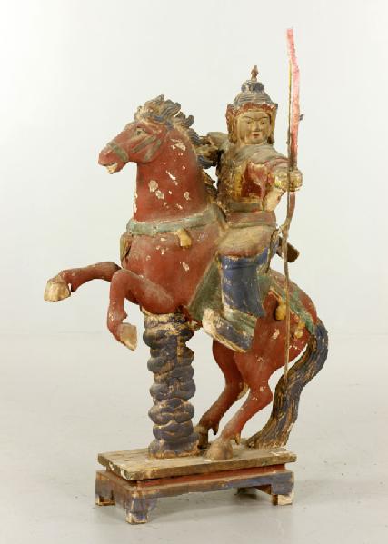 Appraisal: - th C Chinese Warrior on Horse th century Chinese