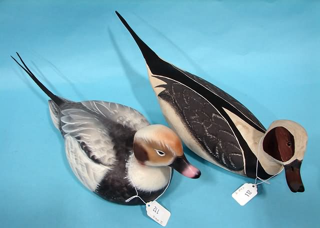 Appraisal: decoys - Old Squaw by Robert Mitchell Pintail by J