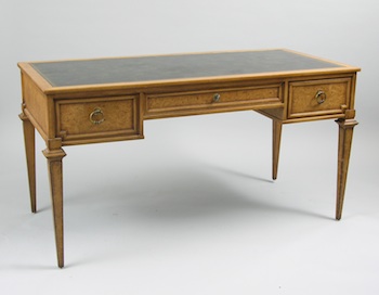 Appraisal: A RomWeber Style Desk ca - 's Burlwood Pecan color