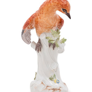 Appraisal: A Meissen Porcelain Bird Figure th Century bearing crossed swords