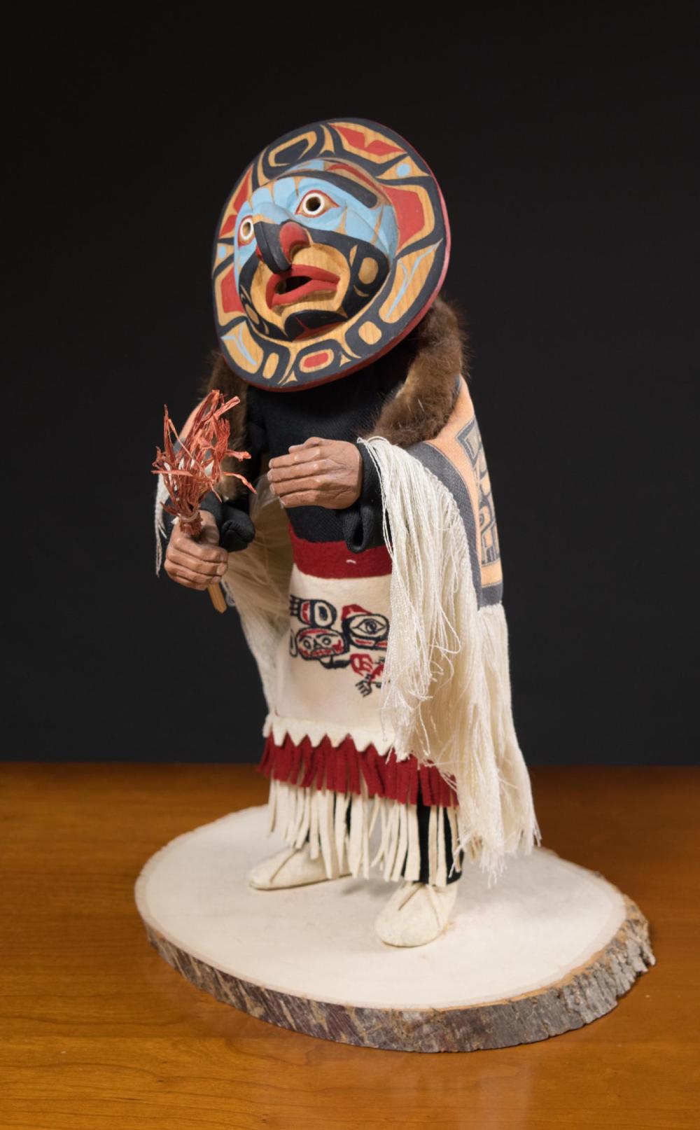 Appraisal: CHIEF DON LELOOSKA Kwakwaka'wakw Tribe Washington State - original Shonahah