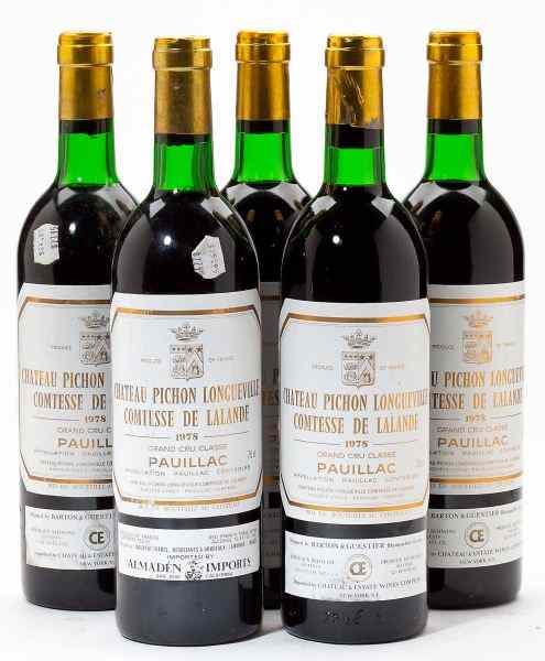 Appraisal: Chateau Pichon LalandePauillac bottles bn ts lbsl''An excellent one of