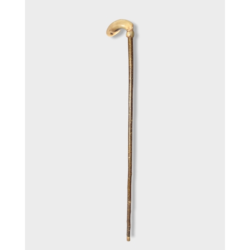 Appraisal: A Rams Horn walking stick cm Tall