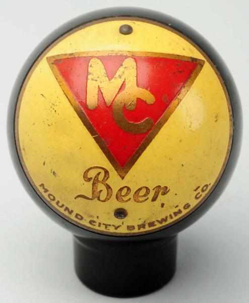 Appraisal: MC Beer Dakaware Tap Knob Mount City Brewing Company Wear