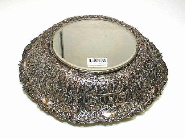 Appraisal: An American silver plated centerpiece International Silver Co Meriden CT