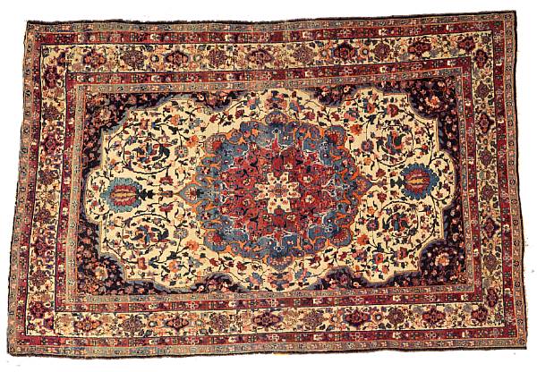 Appraisal: A Meshed rug Northeast Persia late th century size approximately