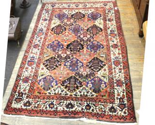 Appraisal: Persian Rug Garden Design Persian rug Garden Design