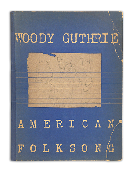 Appraisal: INSCRIBED TO EDDIE ALBERT GUTHRIE WOODY American Folksong Illustrations by