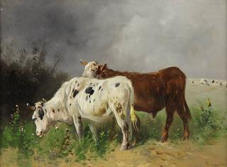 Appraisal: Painting Rosa Marie Bonheur Rosa Marie Bonheur French - Two