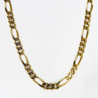 Appraisal: Men's Vintage Karat Yellow Gold Chain Stamped K Surface wear