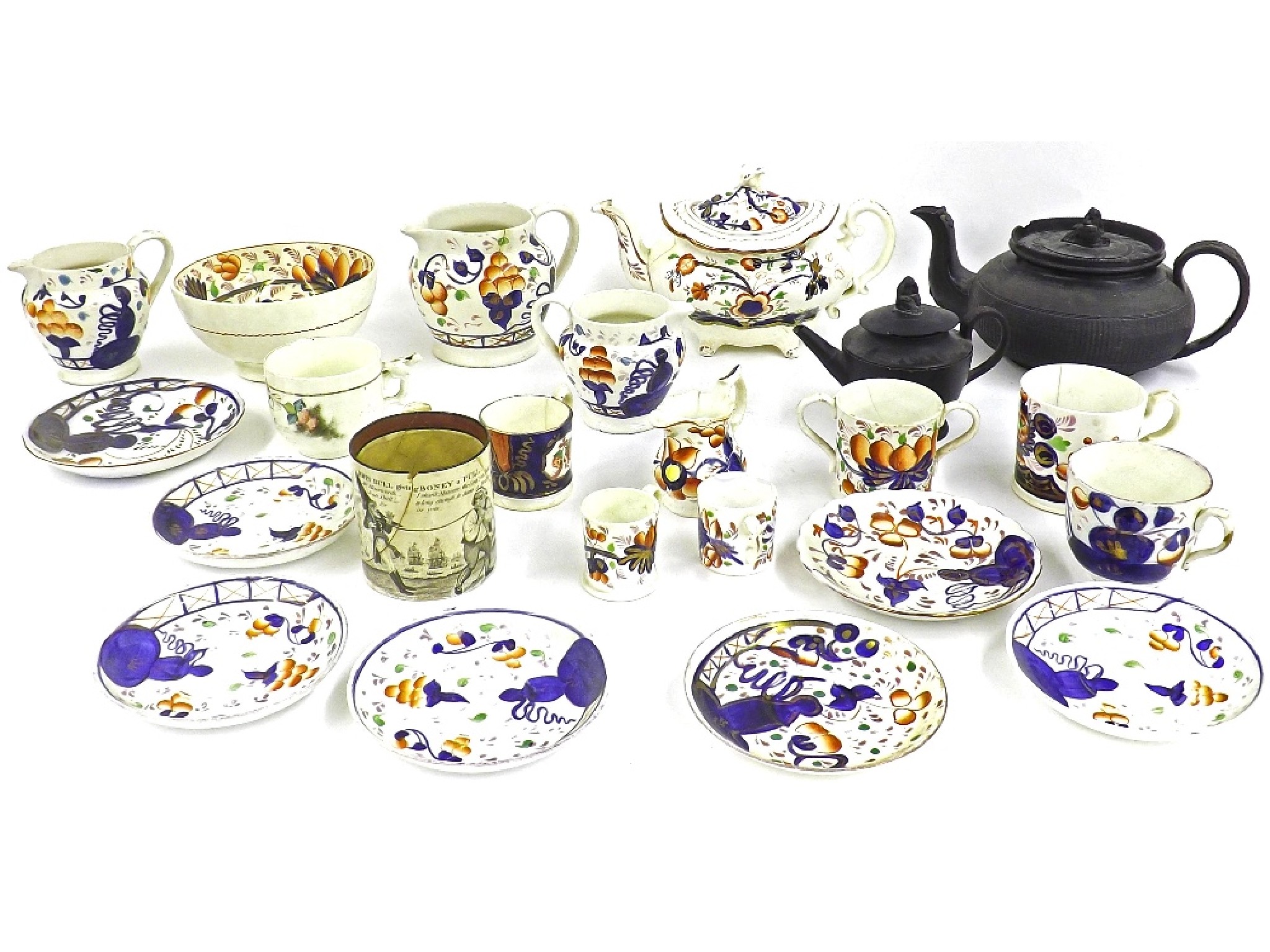 Appraisal: Collection of th century ceramics and porcelain to include a