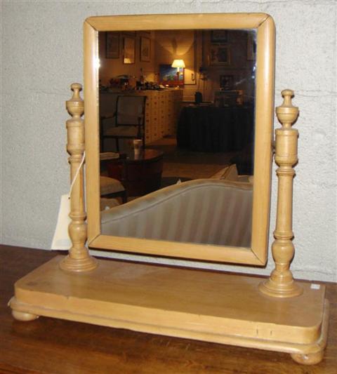 Appraisal: REGENCY STYLE PINE DRESSING MIRROR h in Provenance ANTIQUE CONTEMPORARY