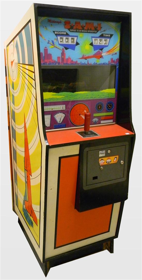 Appraisal: Midway's Surface to Air Missile Interceptor arcade game front and