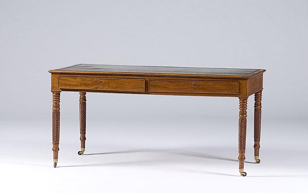 Appraisal: WILLIAM IV MAHOGANY LIBRARY TABLE England ca a William IV