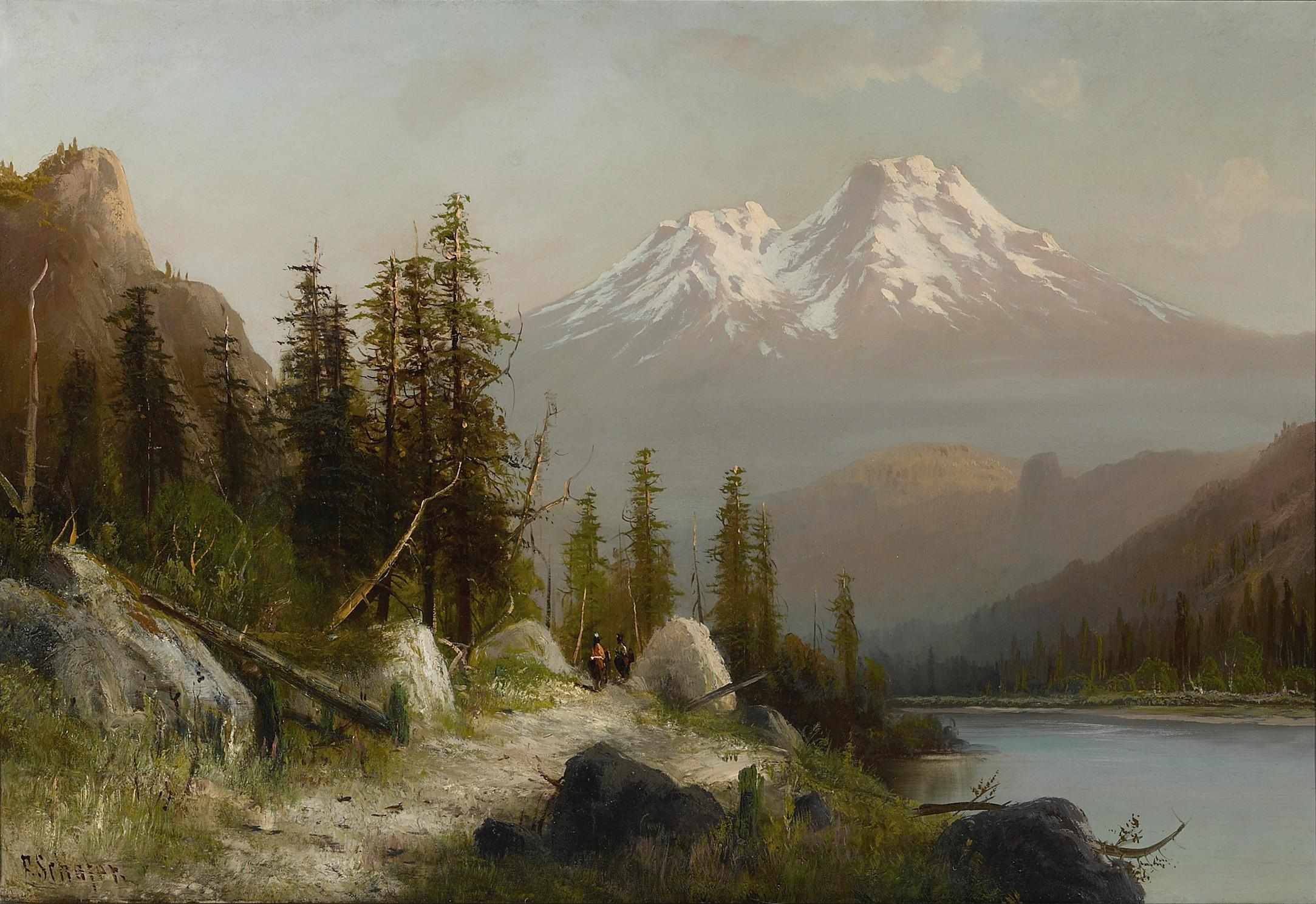 Appraisal: Frederick Ferdinand Schafer German American - Morning on Mount Shasta