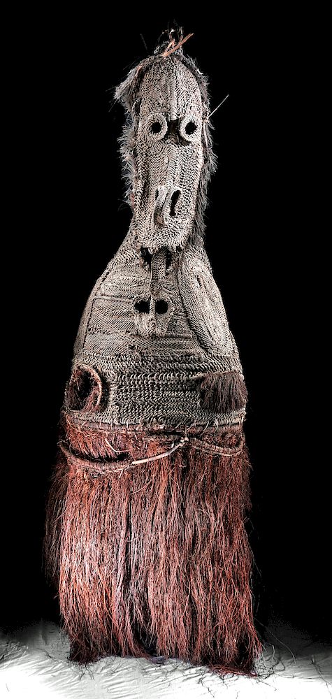 Appraisal: th C Papua New Guinea Reed Raffia Dance Costume Oceania