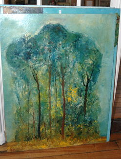 Appraisal: GROUP OF LARGE JOHN TAYLOR OIL PAINTINGS