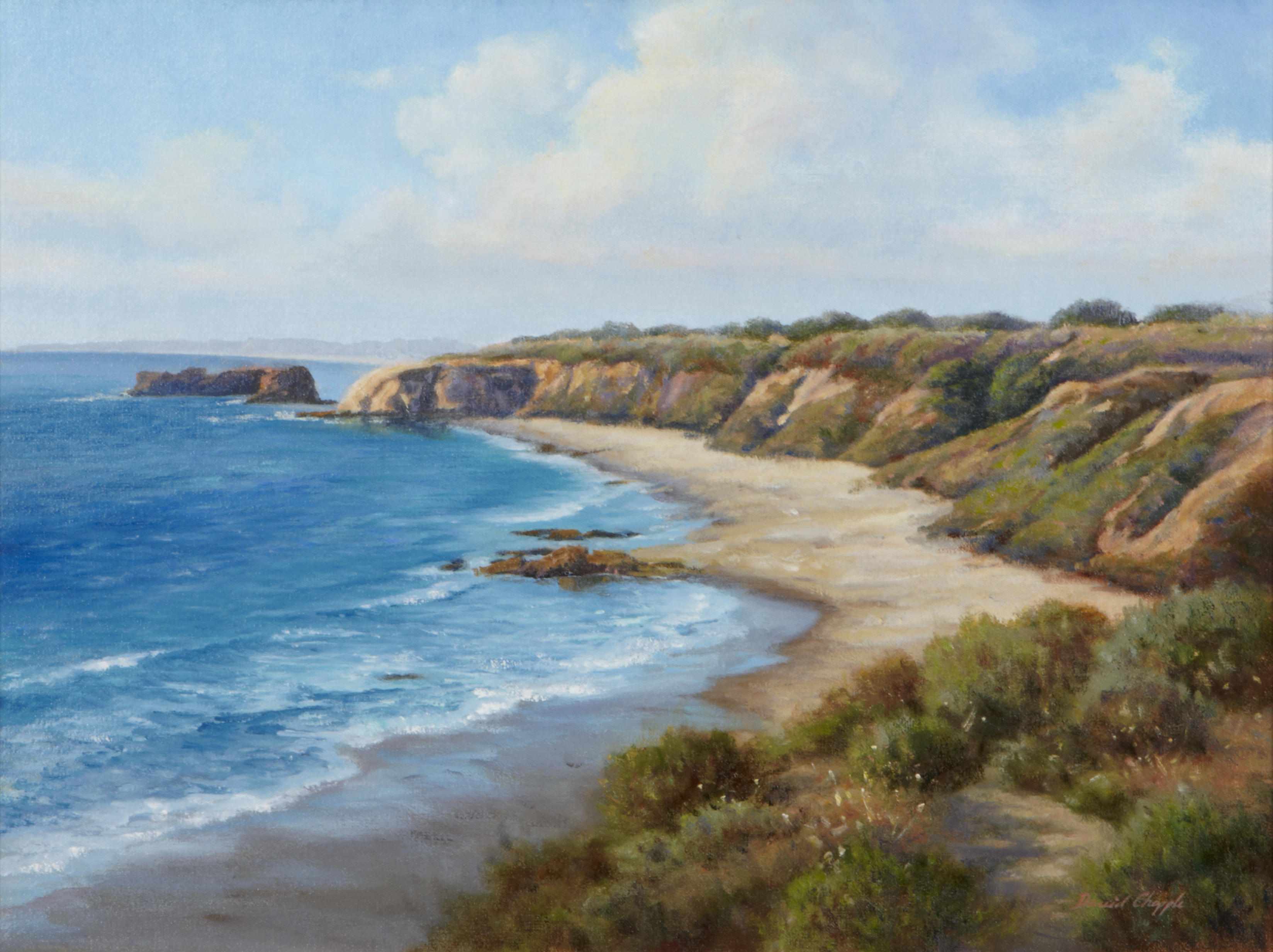 Appraisal: David Chapple American born Crystal Cove signed 'David Chapple' lower