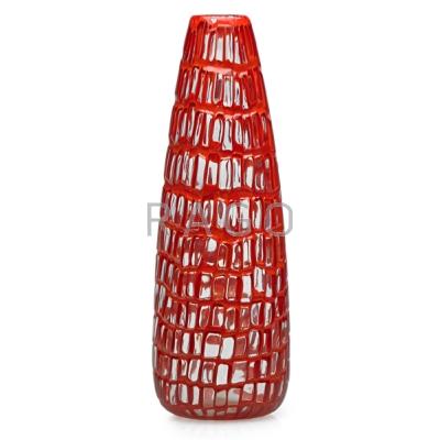 Appraisal: TOBIA SCARPA b VENINI Occhi glass vase with fused murrini