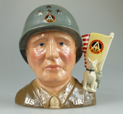 Appraisal: Royal Doulton large character jug General Patton D limited edition