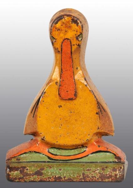 Appraisal: Cast Iron Child s Duck Doorstop Description Made by Hubley