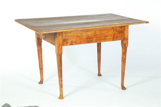 Appraisal: QUEEN ANNE TAVERN TABLE American th century maple Round tapered